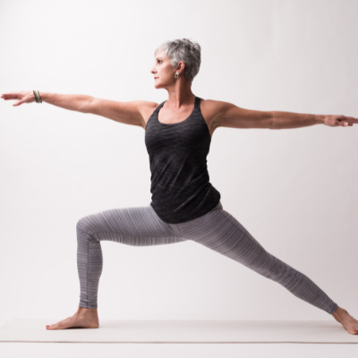 Lisa Carey Warrior Yoga Pose