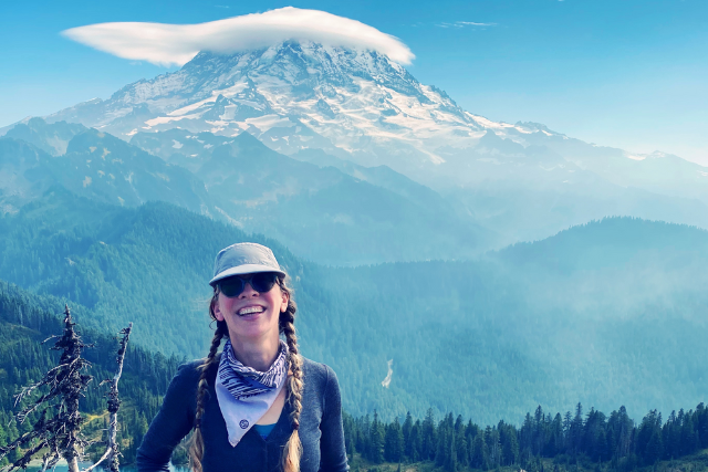 Wendy at Mt. Rainier