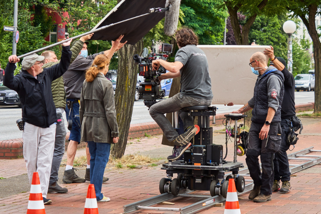 film set outdoors