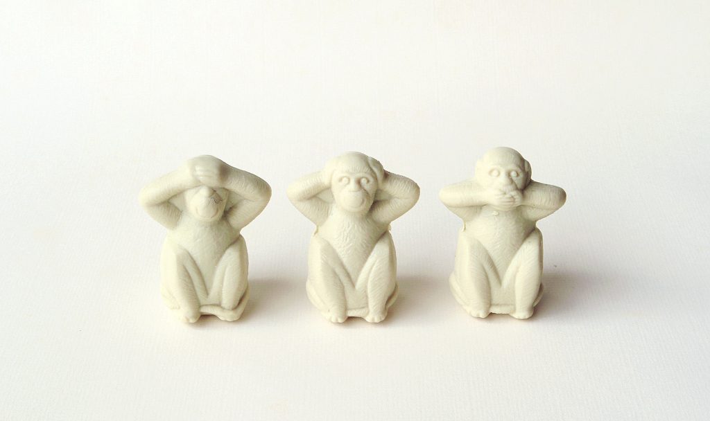 Three wise monkeys See no evil, hear no evil, speak no evil
