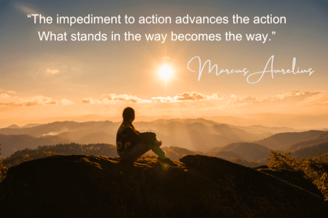 Marcus Aurelius quote about the way